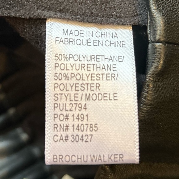 Brochu Walker The Tide Pull-On Pant, Italian Vegan Leather, Jogger Fit, Size XS - Picture 16 of 16